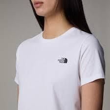 The North Face Koszulka S/S Simple Dome Nf0A87Nhfn4. Białe koszulki sportowe damskie The North Face, s, bez wzorów, bez ramiączek. Za 97.99 zł.