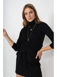 Perfect Cashmere Kaszmirowy golf "Willow" w kolorze czarnym rozmiar: XL. Czarne golfy damskie Perfect Cashmere, xl, bez wzorów, z kaszmiru, bez ramiączek. Za 521.99 zł.