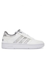 Adidas Sneakersy Hoops Classic KI1099 Biały. Białe obuwie sportowe damskie Adidas, ze skóry, bez zapięcia. Za 279.99 zł.