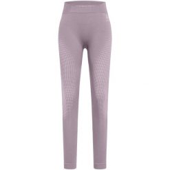 Spodnie termoaktywne damskie ODLO Performance Warm Bl Bottom Long. Szare spodnie sportowe damskie ODLO, na jesień, s, bez wzorów, z elastanu, do biegania. Za 319.99 zł.