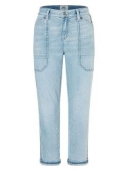 MAC Dżinsy "Iowa" - Relaxed fit - w kolorze błękitnym rozmiar: 40. Niebieskie jeansy damskie MAC, z podwyższonym stanem. Za 284.95 zł.