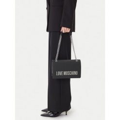 Torebka LOVE MOSCHINO. Czarne torebki klasyczne damskie Love Moschino, bez dodatków. Za 519.99 zł.