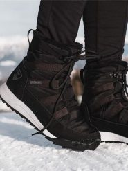 Kilpi Botki zimowe "Candy" w kolorze czarnym rozmiar: 41. Białe botki damskie Kilpi, na zimę, z materiału, bez obcasa, bez zapięcia. Za 301.64 zł.