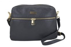 Listonoszka skórzana BARBERINI'S 979-1 czarna. Czarne shopper bag Barberinis, bez wzorów, ze skóry, duże, bez dodatków. Za 229.99 zł.