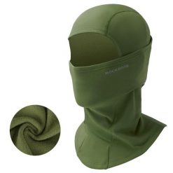 Kominiarka outdoorowa wiatroszczelna komin. Zielone kominy damskie ROCKBROS, na jesień, bez wzorów, z elastanu. Za 55.60 zł.