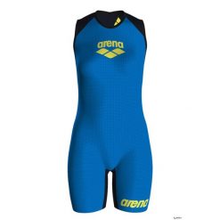 Strój startowy pływacki kombinezon Arena Powerskin Carbon Speedsuit. Niebieskie kombinezony damskie Arena, s, bez wzorów, sportowe, bez kołnierzyka, bez ramiączek. Za 1,199.99 zł.