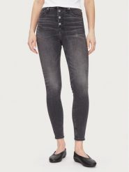 Calvin Klein Jeans Jeansy J20J225509 Czarny Super Skinny Fit. Czarne rurki damskie Calvin Klein Jeans, bez wzorów, z bawełny. Za 239.99 zł.