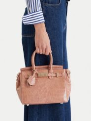 Nine West Torebka CEO-Lexa-LDA8378 Różowy. Czerwone kuferki damskie Nine West, bez wzorów, z materiału, bez dodatków. Za 199.99 zł.