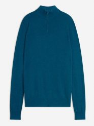 Just Cashmere Kaszmirowy sweter "Bradley" w kolorze niebieskim rozmiar: L. Niebieskie swetry klasyczne damskie Just Cashmere, l, z kaszmiru, bez kołnierzyka. Za 413.99 zł.