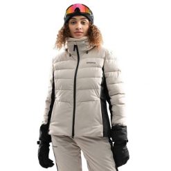 Damska kurtka narciarska Sporty zimowe Siroko W7-W Ylläs. Brązowe kurtki sportowe damskie SIROKO, na zimę, s, bez wzorów, z materiału, bez kaptura. Za 1,062.00 zł.