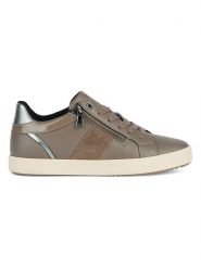Geox Sneakersy "Blomiee" w kolorze khaki rozmiar: 36. Brązowe obuwie sportowe damskie Geox, z materiału, bez zapięcia. Za 153.71 zł.