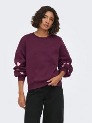 ONLY Bluza w kolorze fioletowym rozmiar: M. Różowe bluzy damskie Only, m, bez wzorów, bez kaptura. Za 144.95 zł.