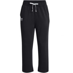 Spodnie sportowe damskie Under Armour 1377000001. Czarne spodnie dresowe damskie Under Armour, m, bez wzorów, z dresówki. Za 351.00 zł.