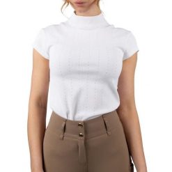 Damska koszulka do jazdy konnej PS of Sweden Dinja X. Białe bluzki damskie PS OF SWEDEN, bez wzorów, sportowe, bez kołnierzyka, bez ramiączek. Za 395.00 zł.