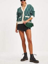 LA Angels Kardigan w kolorze zielonym rozmiar: L. Zielone kardigany damskie LA Angels, l, bez wzorów. Za 152.99 zł.