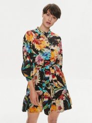 Vero Moda Sukienka koszulowa Siw Cari 10300381 Czarny Regular Fit. Czarne sukienki damskie Vero Moda, bez wzorów, z syntetyku, bez ramiączek. Za 109.99 zł.