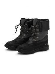 Ilse Jacobsen Skórzane botki zimowe w kolorze czarnym rozmiar: 41. Czarne botki damskie Ilse Jacobsen, na zimę, z wełny, bez obcasa, bez zapięcia. Za 219.95 zł.