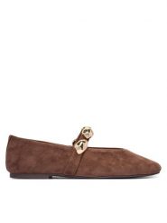 Steve Madden Baleriny Poppin 11005437 Brązowy. Brązowe balerinki damskie Steve Madden, bez wzorów, ze skóry. Za 519.99 zł.