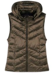 Northwood Kamizelka pikowana "Lugano" w kolorze khaki rozmiar: S. Brązowe kamizelki damskie Northwood, s, bez wzorów, bez kaptura. Za 121.99 zł.