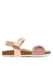 Geox Sandały J Adriel Girl J028MC 0BNEW C8124 D Różowy. Czerwone sandały dziewczęce Geox, ze skóry, bez obcasa, bez zapięcia. Za 239.99 zł.