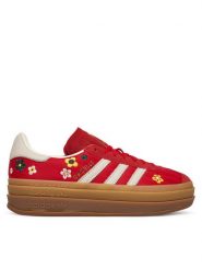 Adidas Sneakersy Gazelle Bold IH1921 Czerwony. Czerwone obuwie sportowe damskie Adidas, z materiału, bez zapięcia. Za 568.99 zł.