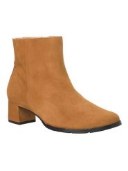 HASSIA Skórzane botki "Milano" w kolorze jasnobrązowym rozmiar: 37. Brązowe botki damskie HASSIA, ze skóry, eleganckie, bez obcasa, bez zapięcia. Za 404.99 zł.
