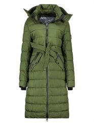 Canadian Peak Płaszcz zimowy "Cabimeak" w kolorze zielonym rozmiar: XL. Zielone płaszcze damskie Canadian Peak, na zimę, xl, bez wzorów, z puchu, bez kaptura. Za 289.20 zł.