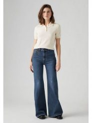 Levi's Dżinsy - Comfort fit - w kolorze granatowym rozmiar: W25/L34. Niebieskie jeansy damskie Levi's, z podwyższonym stanem. Za 284.82 zł.