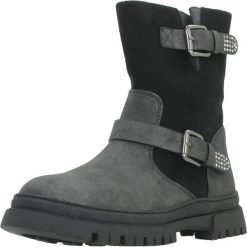 Buty GARVALIN BOTA HEBILLAS Czarny. Czarne obuwie trekkingowe damskie Garvalin, z syntetyku, bez zapięcia. Za 204.99 zł.