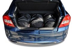 Torby Do Bagażnika Suzuki Baleno 2016-2019 3Szt Kjust. Czarne torby podróżne KJUST, bez wzorów, z kauczuku. Za 780.00 zł.