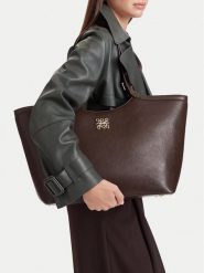 Nine West Torebka CEO-PEARL LINE-LDA9339 Brązowy. Brązowe torebki klasyczne damskie Nine West, bez dodatków. Za 259.99 zł.