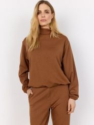 Soyaconcept® Bluza - SC-Banu Kobiety Sztuczne włókno brązowy, XXL. Brązowe bluzy damskie xxl, bez wzorów, z włókna, bez kaptura. Za 249.95 zł.