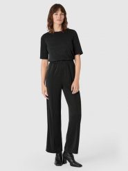 Les Lunes Kombinezon "Kiraa" w kolorze czarnym rozmiar: M. Czarne kombinezony damskie Les Lunes, m, bez wzorów, bez kołnierzyka, bez ramiączek. Za 208.99 zł.