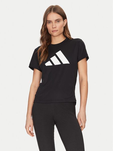 Adidas Koszulka techniczna Run It IL7227 Czarny Regular Fit. Czarne koszulki damskie Adidas, l, bez wzorów, z syntetyku, bez kołnierzyka, bez ramiączek. Za 89.99 zł.
