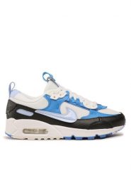 Nike Sneakersy Air Max 90 Futura FJ4798 100 Niebieski. Niebieskie obuwie sportowe damskie Nike, z materiału, bez zapięcia. Za 509.99 zł.