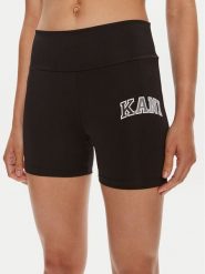 Karl Kani Szorty sportowe Small Serif 6113125 Czarny Slim Fit. Czarne spodenki sportowe damskie Karl Kani, s, bez wzorów, z syntetyku. Za 79.99 zł.