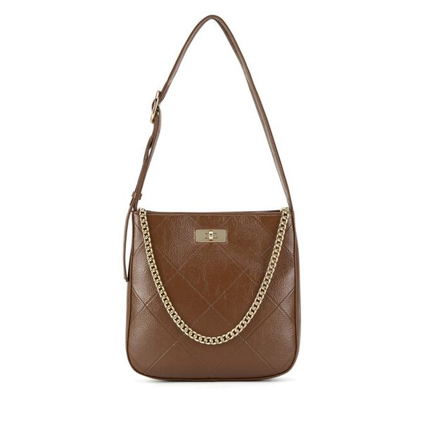 Torebka Badura. Brązowe torebki klasyczne damskie Badura, bez dodatków. Za 179.99 zł.