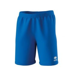 Szorty Errea Edo. Niebieskie spodenki sportowe damskie ERREA, m, bez wzorów, z materiału, z standardowym stanem, do biegania. Za 137.50 zł.