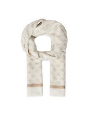 Guess Szal AW5341 POL03 Beżowy. Brązowe szaliki damskie Guess, z aplikacjami, z poliesteru. Za 199.99 zł.