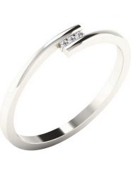 Diamant Vendôme Złoty pierścionek z diamentami rozmiar: 52. Szare pierścionki damskie Diamant Vendöme, z diamentem, złote. Za 695.99 zł.