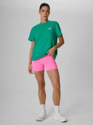 4F Legginsy krótkie dzianinowe damskie - różowe XL. Czerwone legginsy damskie 4F, na lato, s, bez wzorów, z dzianiny. W wyprzedaży za 39.99 zł.