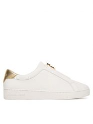 MICHAEL Michael Kors Sneakersy Keaton 43R4KTFP4L Biały. Białe obuwie sportowe damskie MICHAEL Michael Kors, ze skóry, bez zapięcia. Za 459.99 zł.