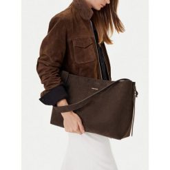 Torebka GINO ROSSI. Brązowe shopper bag Gino Rossi, bez dodatków. Za 429.99 zł.