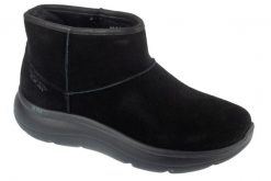 Buty zimowe damskie, Slip-Ins: On-The-GO Encore - Blair. Czarne obuwie trekkingowe damskie Skechers, z materiału, bez zapięcia. Za 339.99 zł.
