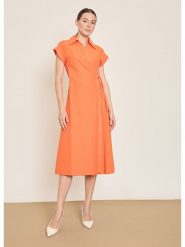 BGN Sukienka w kolorze pomarańczowym rozmiar: 34. Pomarańczowe sukienki damskie BGN, bez wzorów, bez ramiączek. Za 143.99 zł.