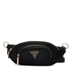 Nerka Guess. Czarne nerki i saszetki damskie Guess, bez dodatków. Za 549.99 zł.