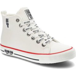 Białe Trampki Big Star Damskie Ocieplane Buty. Białe trampki damskie Big Star, bez wzorów, z futra, bez zapięcia. Za 119.00 zł.