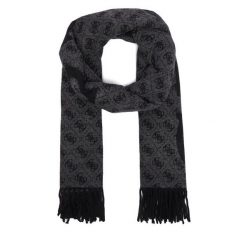 Szalik Guess. Szare szaliki damskie Guess, z aplikacjami. Za 234.99 zł.