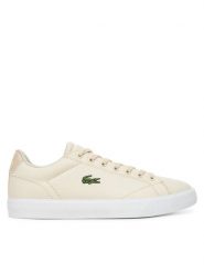 Lacoste Sneakersy 7-49CFA0004 Biały. Białe obuwie sportowe damskie Lacoste, z materiału, bez zapięcia. Za 419.99 zł.