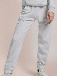 Spodnie dresowe jogger - Inny. Spodnie sportowe damskie Sinsay, l, bez wzorów, z dresówki. Za 29.99 zł.